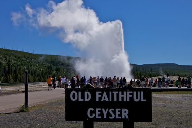 Old Faithful geyser, Yellowstone